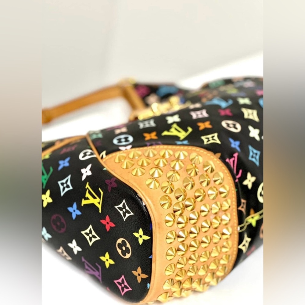 Louis Vuitton Chrissie MM Noir Black Multicolor Limited Edition Shoulder Bag - Picture 4 of 16